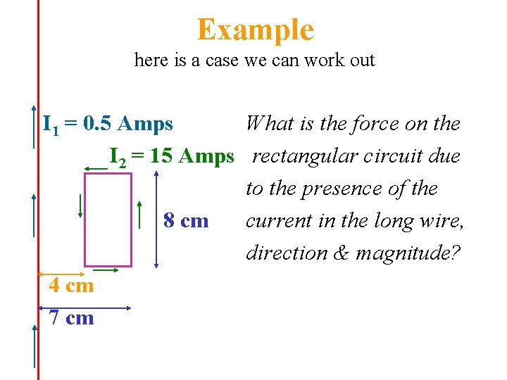 Example here is a case we can work out I 1 = 0. 5