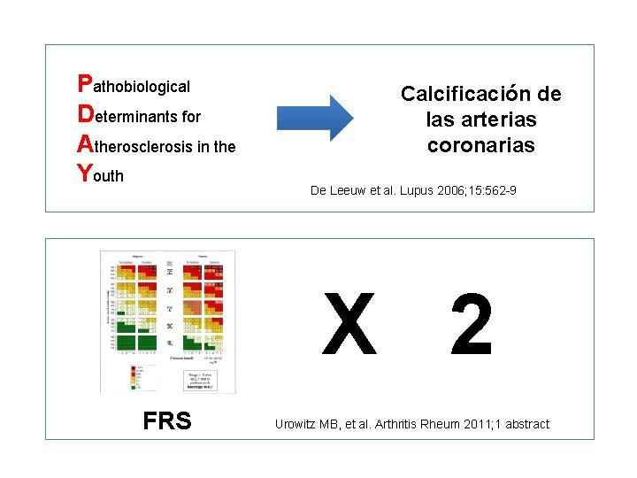Pathobiological Determinants for Atherosclerosis in the Youth Calcificación de las arterias coronarias De Leeuw