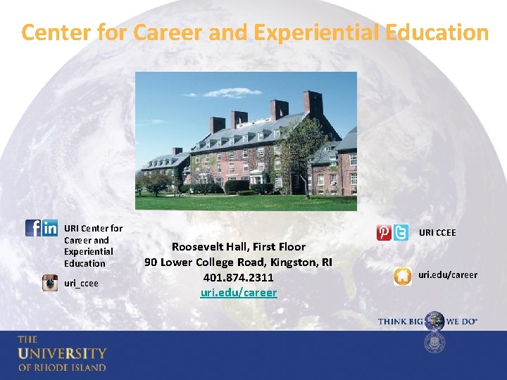 Center for Career and Experiential Education URI Center for Career and Experiential Education uri_ccee