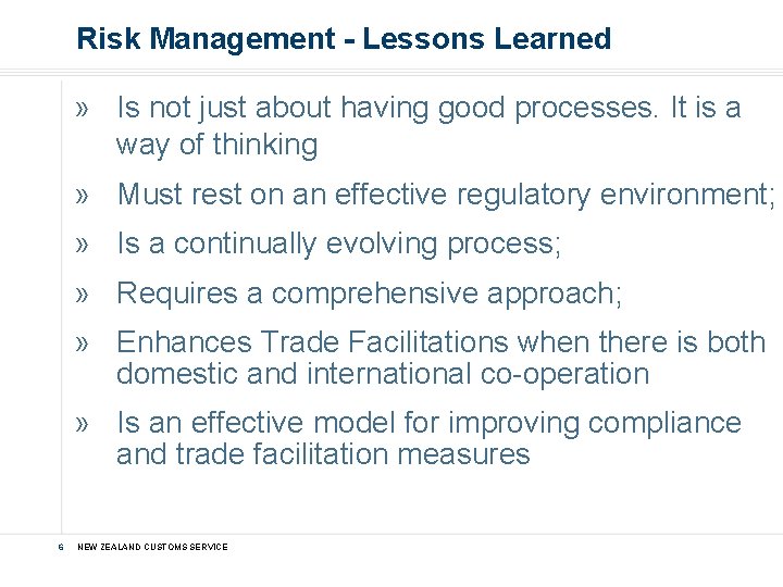 Risk Management - Lessons Learned » Is not just about having good processes. It