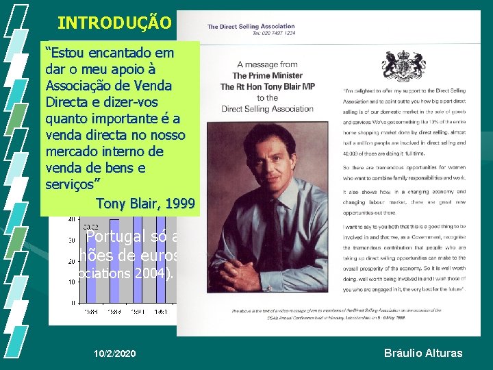 INTRODUÇÃO “Estou encantado em dar o meu apoio à Associação de Venda Directa e INTRODUÇÃO “Estou encantado em dar o meu apoio à Associação de Venda Directa e