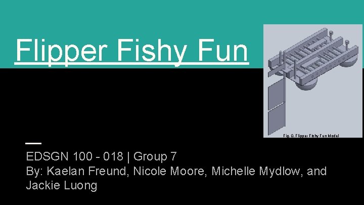Flipper Fishy Fun Fig. 0. Flipper Fishy Fun Model EDSGN 100 - 018 |