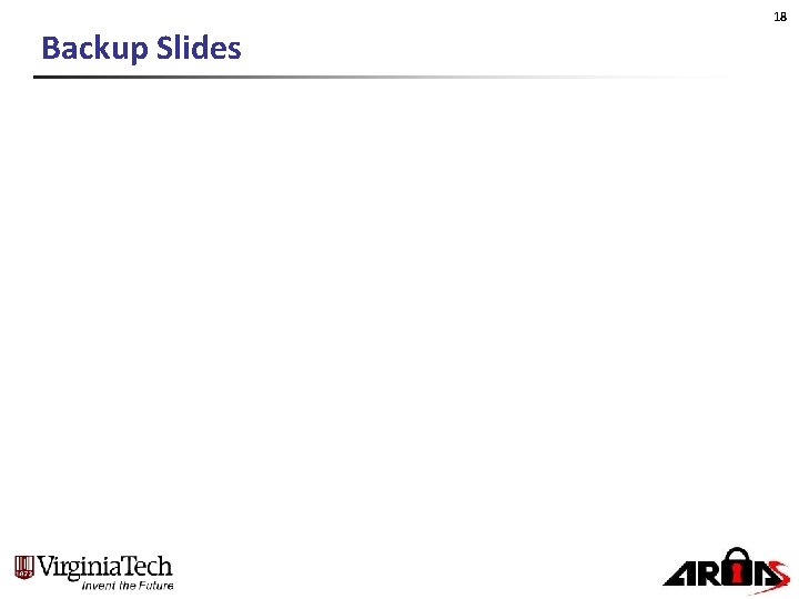 18 Backup Slides ECE 5560, Fall 2006 