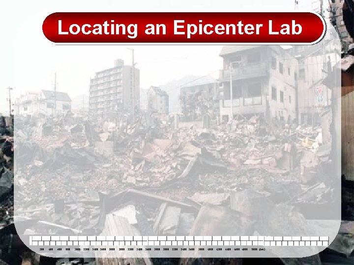 Locating an Epicenter Lab 200 400 600 800 1000 1200 1400 1600 1800 2000