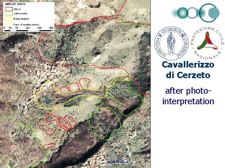 Cavallerizzo di Cerzeto after photointerpretation © GEO Secretariat 