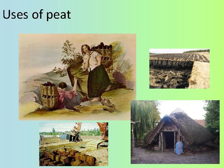 Uses of peat 