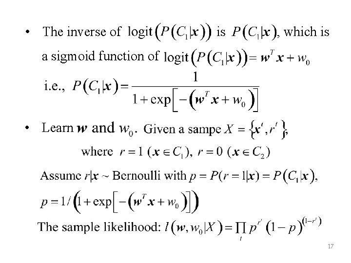 Ch 10 Linear Discrimination 10 1 Introduction Linear