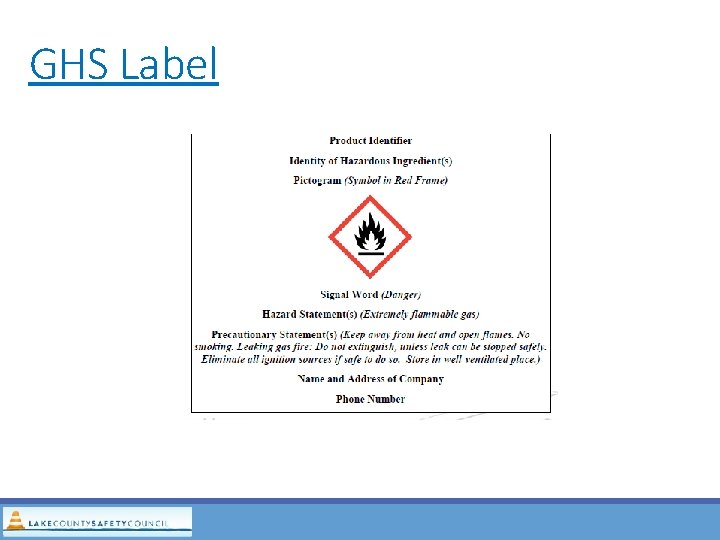 GHS Label GHS Label