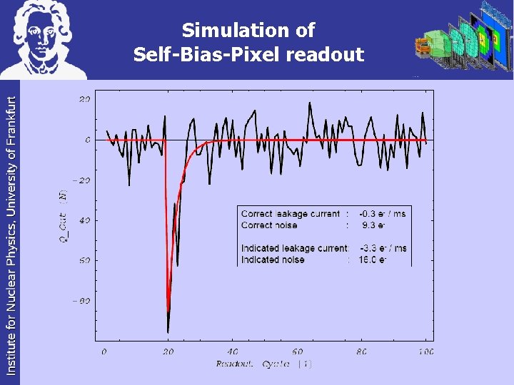 Simulation of Self-Bias-Pixel readout 