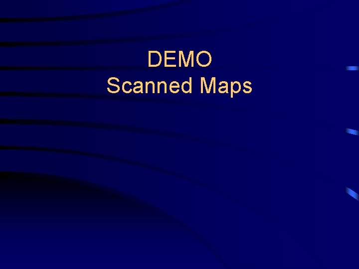 DEMO Scanned Maps 