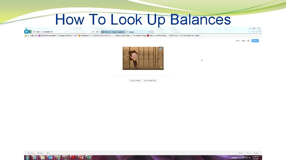 How To Look Up Balances 