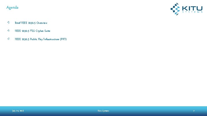 Agenda Brief IEEE 2030. 5 Overview IEEE 2030. 5 TLS Cipher Suite IEEE 2030. Agenda Brief IEEE 2030. 5 Overview IEEE 2030. 5 TLS Cipher Suite IEEE 2030.