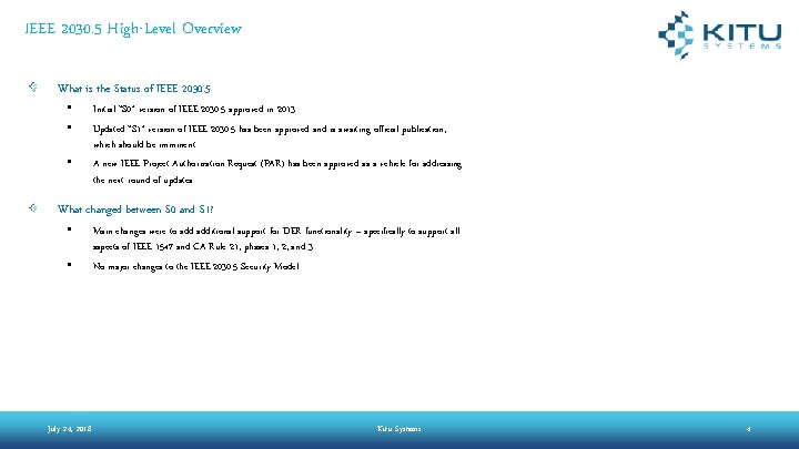 IEEE 2030. 5 High-Level Overview What is the Status of IEEE 2030. 5 • IEEE 2030. 5 High-Level Overview What is the Status of IEEE 2030. 5 •