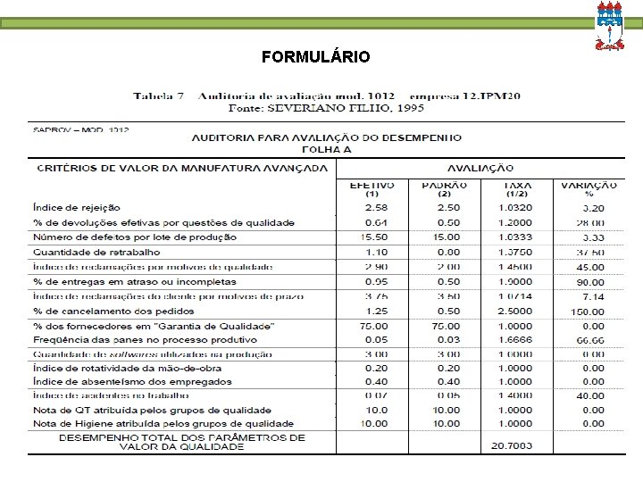 FORMULÁRIO 