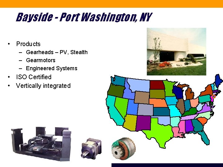 Bayside - Port Washington, NY • Products – Gearheads – PV, Stealth – Gearmotors