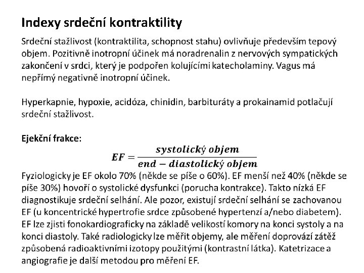 Indexy srdeční kontraktility 