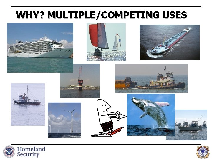 WHY? MULTIPLE/COMPETING USES 