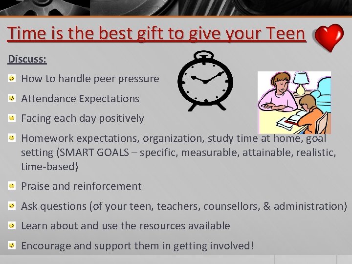 Time is the best gift to give your Teen Discuss: How to handle peer