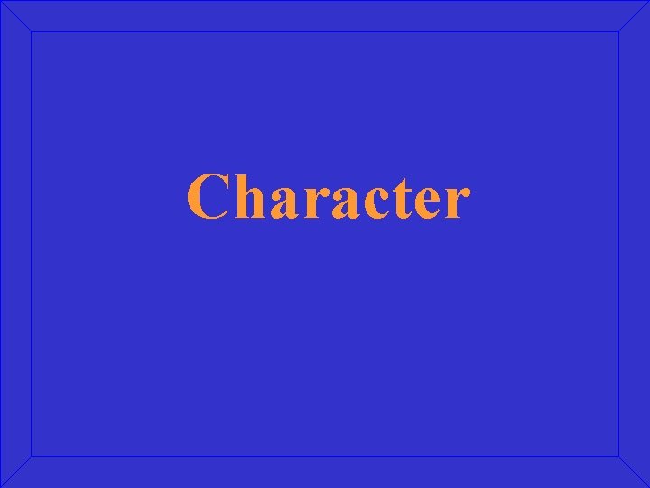 Character 