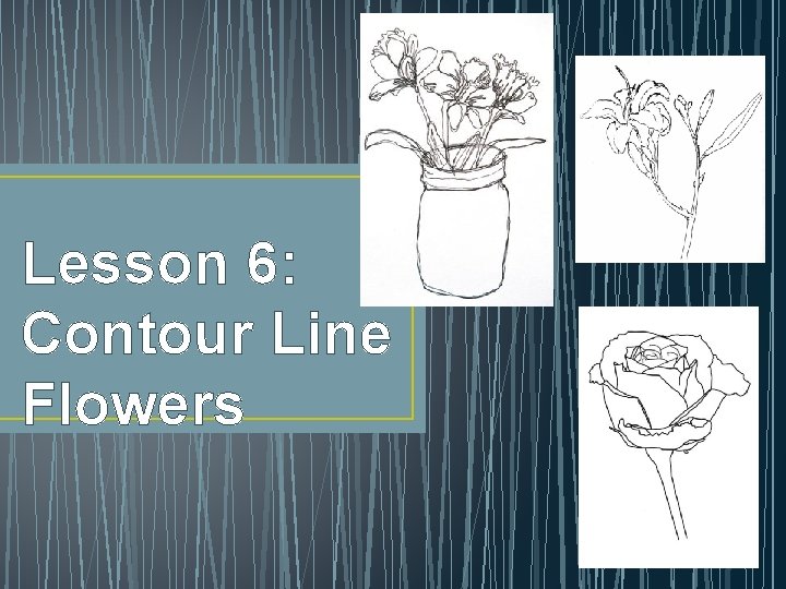 Lesson 6: Contour Line Flowers 