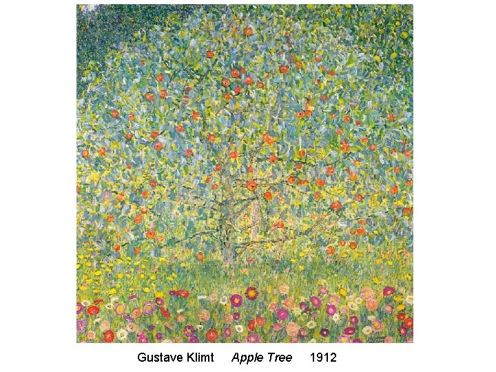 Gustave Klimt Apple Tree 1912 