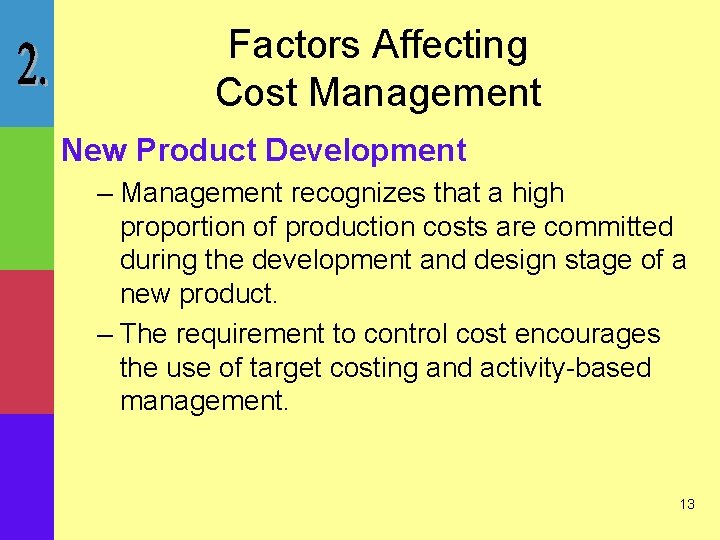 COST MANAGEMENT Accounting Control HansenMowenGuan Chapter 1 Introduction