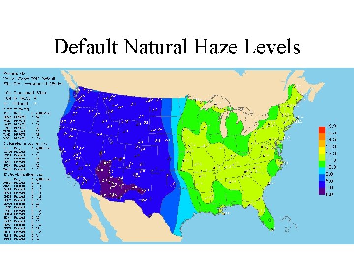 Default Natural Haze Levels 