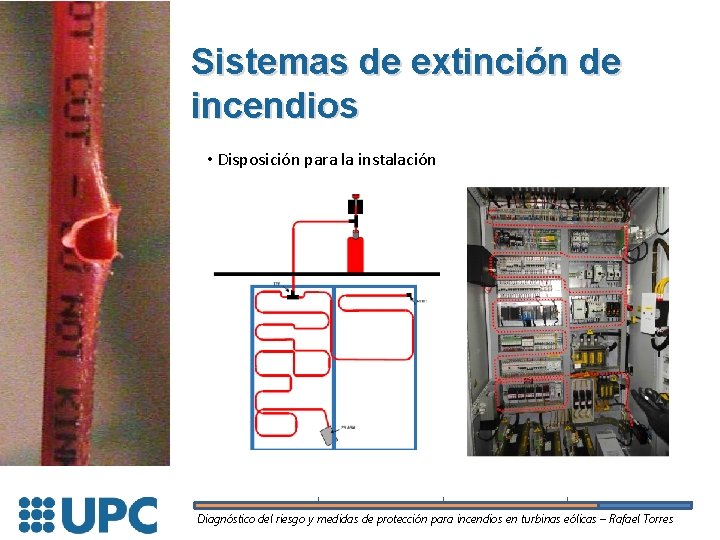 Sistemas de extinción de incendios • Disposición para la instalación Diagnóstico del riesgo y