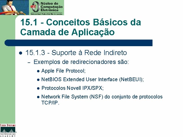 15. 1 - Conceitos Básicos da Camada de Aplicação l 15. 1. 3 -