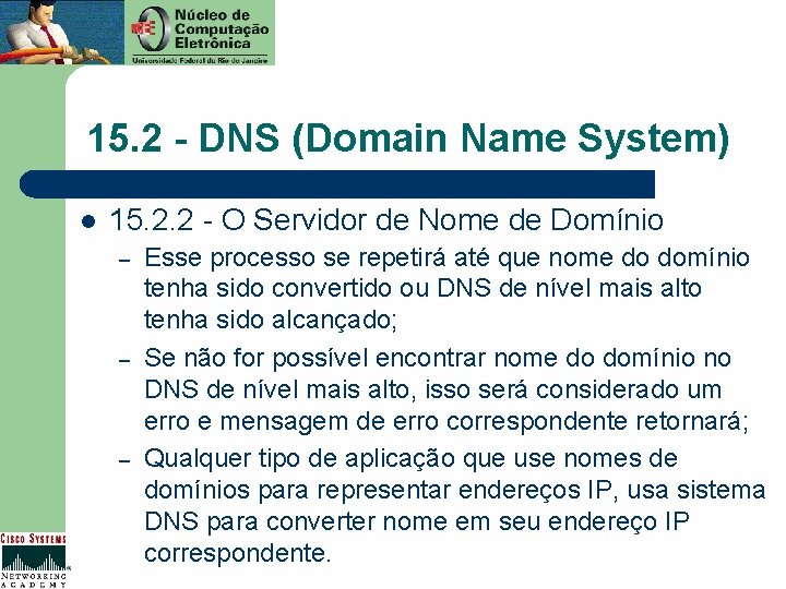 15. 2 - DNS (Domain Name System) l 15. 2. 2 - O Servidor