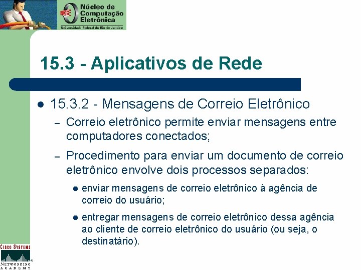 15. 3 - Aplicativos de Rede l 15. 3. 2 - Mensagens de Correio