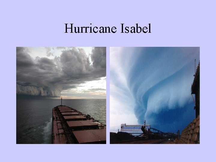 Hurricane Isabel 