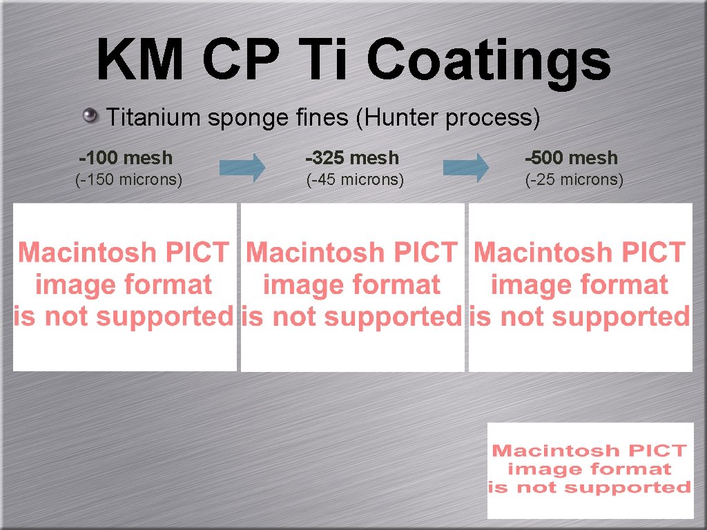 KM CP Ti Coatings Titanium sponge fines (Hunter process) -100 mesh -325 mesh -500