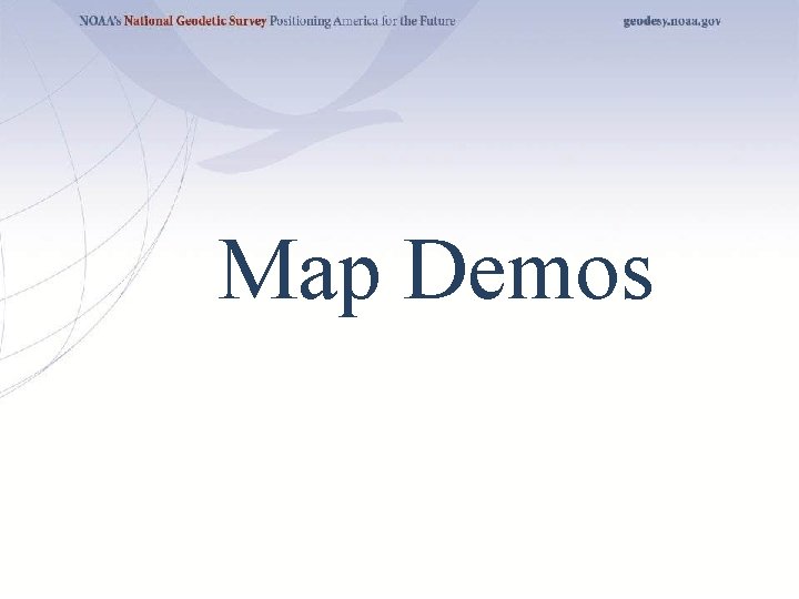 Map Demos 