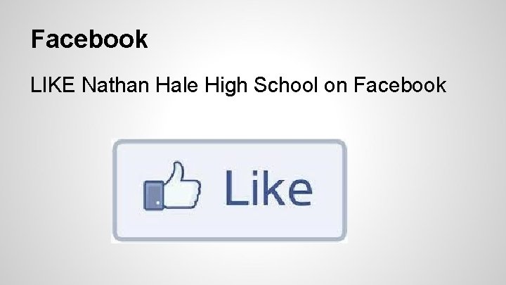 Facebook LIKE Nathan Hale High School on Facebook 