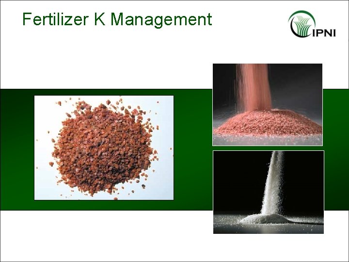 Fertilizer K Management 