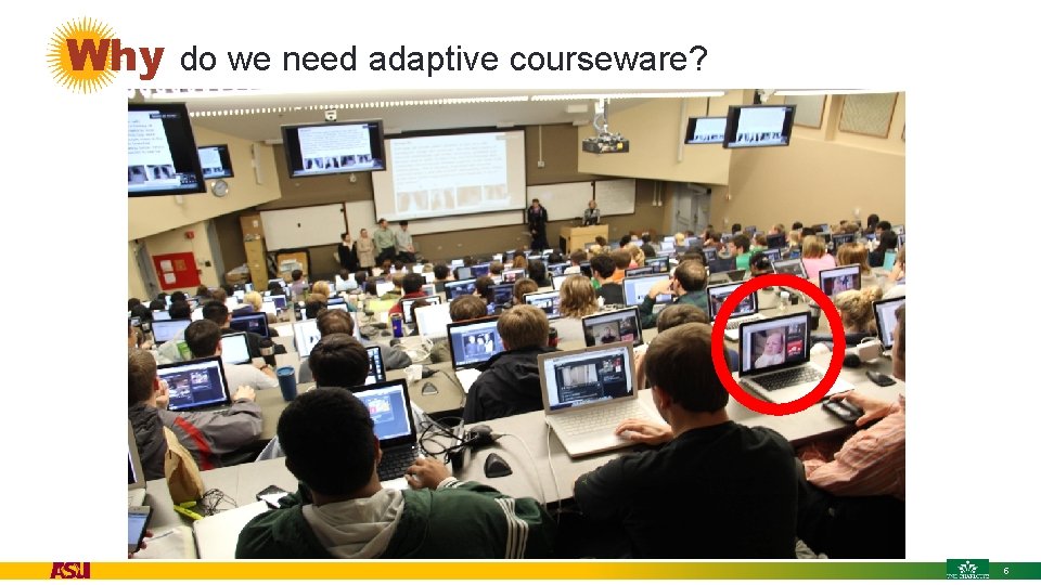 Why do we need adaptive courseware? ATTENTION 5 