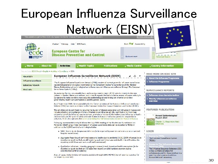 European Influenza Surveillance Network (EISN) 