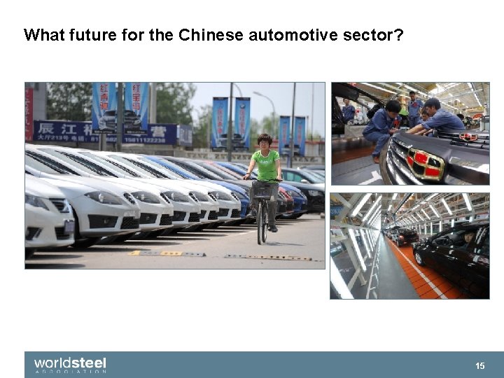 What future for the Chinese automotive sector? 15 