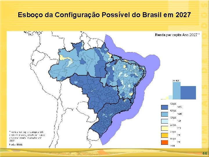 Esboço da Configuração Possível do Brasil em 2027 44 