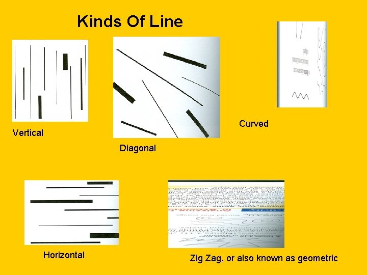Kinds Of Line Curved Vertical Diagonal Horizontal Zig Zag, or also known as geometric