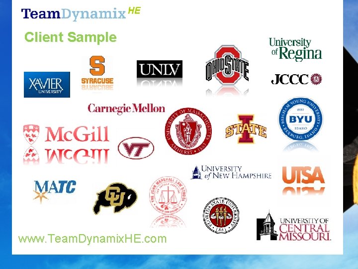 Client Sample www. Team. Dynamix. HE. com 