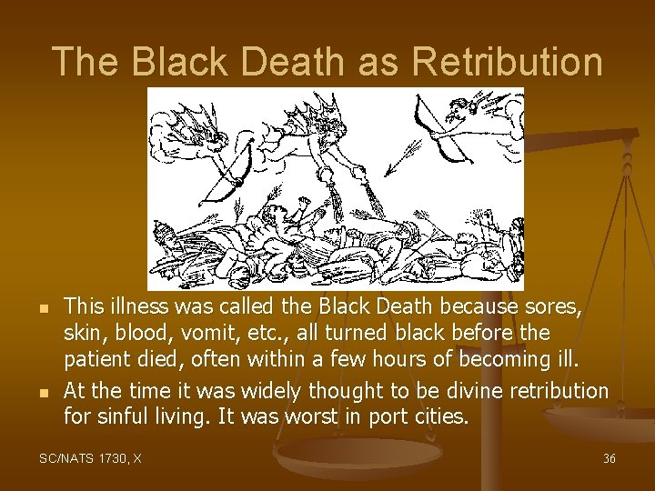 The Black Death as Retribution n n This illness was called the Black Death
