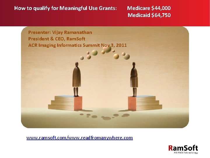 How to qualify for Meaningful Use Grants: Medicare $44, 000 Medicaid $64, 750 Presenter:
