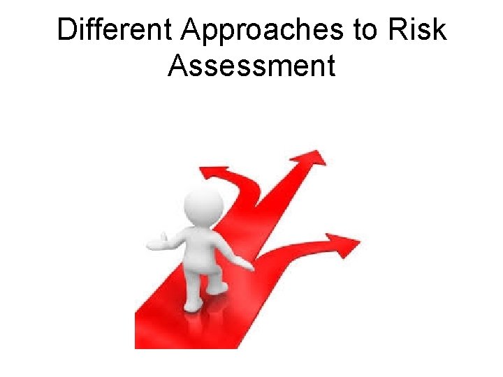 Different Approaches to Risk Assessment 