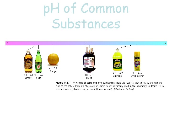 p. H of Common Substances 