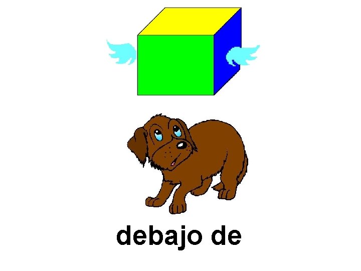 debajo de 