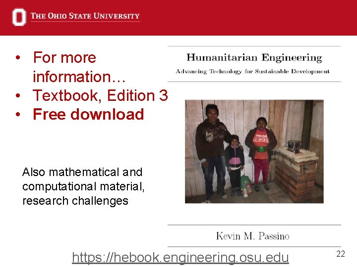  • For more information… • Textbook, Edition 3 • Free download Also mathematical