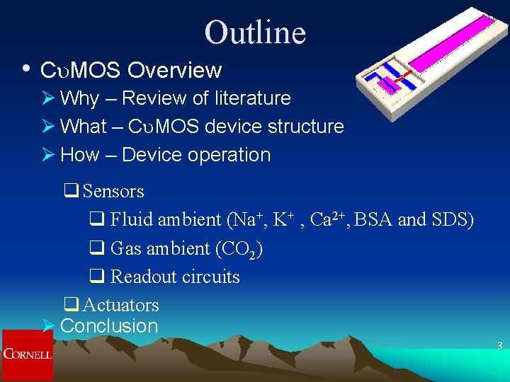 Outline • C MOS Overview Ø Why – Review of literature Ø What – Outline • C MOS Overview Ø Why – Review of literature Ø What –