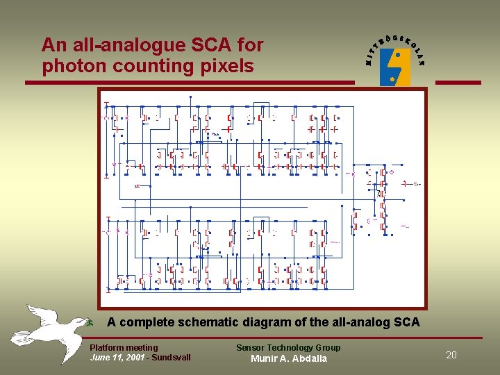 An all-analogue SCA for photon counting pixels A complete schematic diagram of the all-analog An all-analogue SCA for photon counting pixels A complete schematic diagram of the all-analog